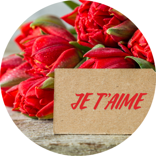 BOUGIE TULIPE JE T'AIME