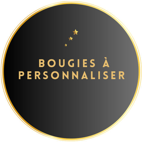 Bougie personnalisable