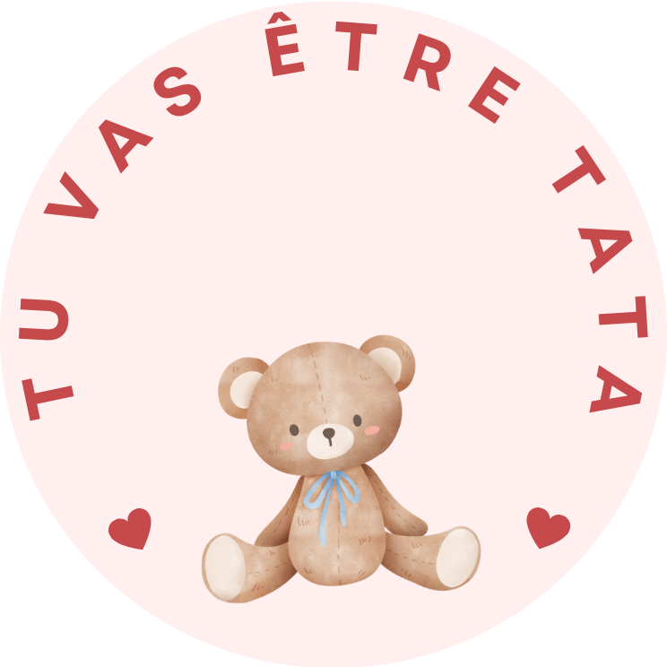 ANNONCE NAISSANCE TATA OURSON TEXTE ROUGE