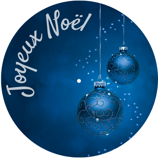 JOYEUX NOEL BOULE BLEUE