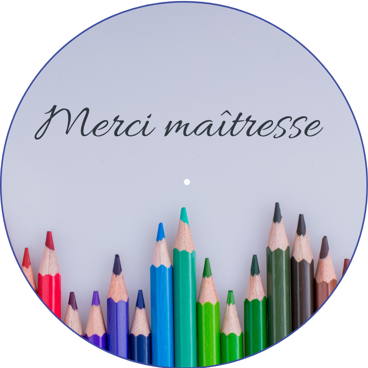 MERCI MAITRESSE CRAYON DE COULEURS