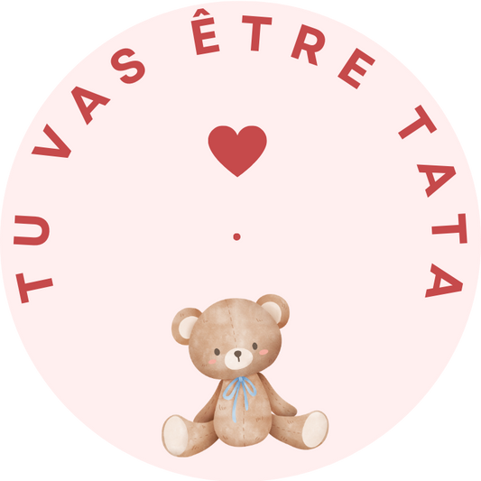 ANNONCE NAISSANCE TATA OURSON TEXTE ROUGE